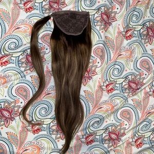 100% human hair ponytail extension